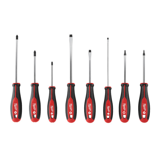 Screwdriver Set with Square Drive, 8 Pcs., Magnetic Helyx Safety & Industrial Supplies