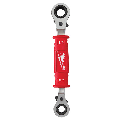 Lineman's 4-in-1 Insulated Ratcheting Box Wrench Helyx Safety & Industrial Supplies
