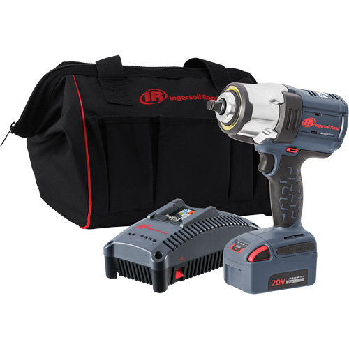 IQv20 High Torque Cordless Impact Wrench Kit, 20 V, 1/2" Socket Helyx Safety & Industrial Supplies