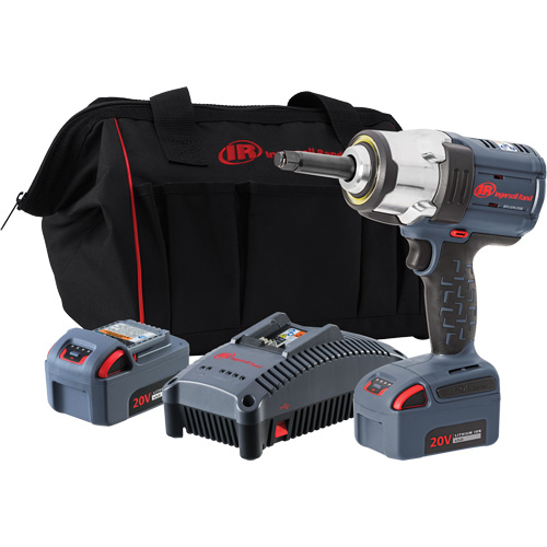 Cl&eacute; &agrave; percussion sans fil IQv20 avec n&eacute;cessaire de rallonge 2" Anvil, 20 V, Mandrin 1/2" Helyx Safety & Industrial Supplies