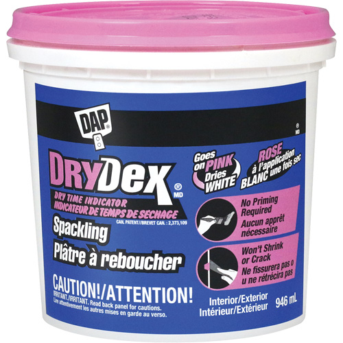 DryDex&reg; Spackling, 946 ml, Plastic Container Helyx Safety & Industrial Supplies