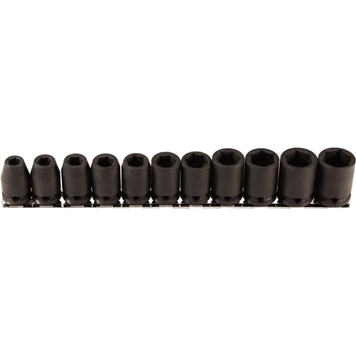 Jeu de douilles, 11 Mcx, Chocs, Prise de 3/8" Helyx Safety & Industrial Supplies