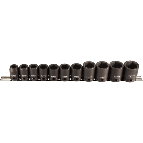 Jeu de douilles, 11 Mcx, Chocs, Prise de 1/2" Helyx Safety & Industrial Supplies