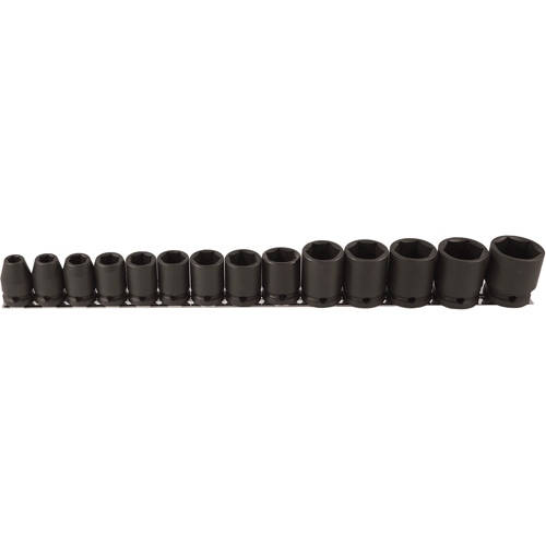 Jeu de douilles, 14 Mcx, Chocs, Prise de 1/2" Helyx Safety & Industrial Supplies