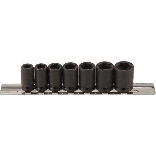 Jeu de douilles magn&eacute;tiques, 7 Mcx, Chocs, Prise de 1/4" Helyx Safety & Industrial Supplies