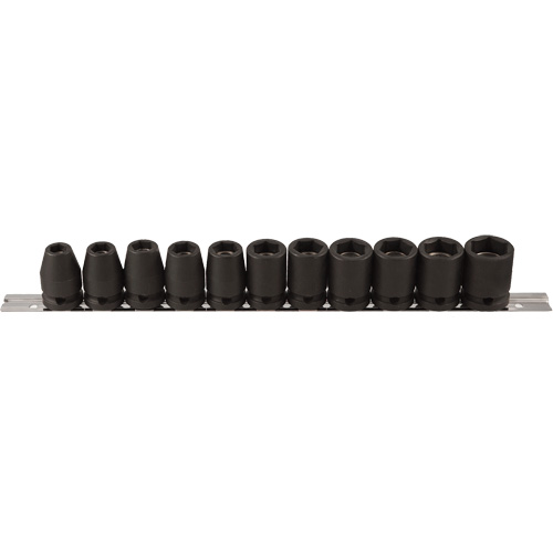 Jeu de douilles, 11 Mcx, Chocs, Prise de 1/2" Helyx Safety & Industrial Supplies
