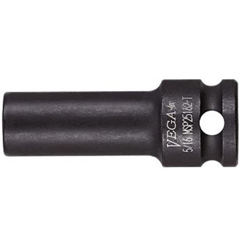 Thin Walled Socket, Impact, 1/2", 3/8" Drive, 6 Points, Deep Helyx Safety & Industrial Supplies