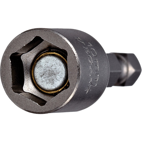 Tourne-&eacute;crou, Embout 8 mm, Prise 1/4", 1-3/4" lo, Magn&eacute;tique Helyx Safety & Industrial Supplies