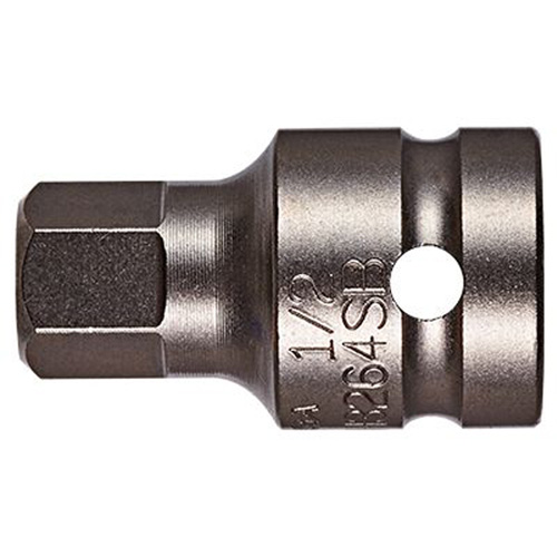 Embout &agrave; ins&eacute;rer, Hexagonale, 6 mm x 1-1/2" lo, Prise 1/2" Helyx Safety & Industrial Supplies