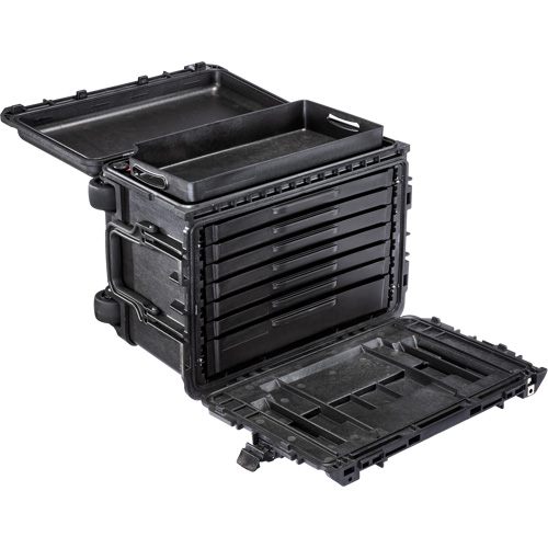 Armoire &agrave; outils mobile Gen 2, 24" la, 6 tiroirs, Noir Helyx Safety & Industrial Supplies