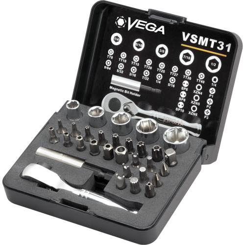 Tamper Proof Bit, Socket & Ratchet Set Helyx Safety & Industrial Supplies