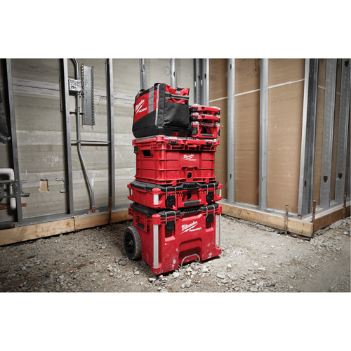 Packout Crate, 15-2/5" x 18-3/5" x 9-9/10", Red Helyx Safety & Industrial Supplies
