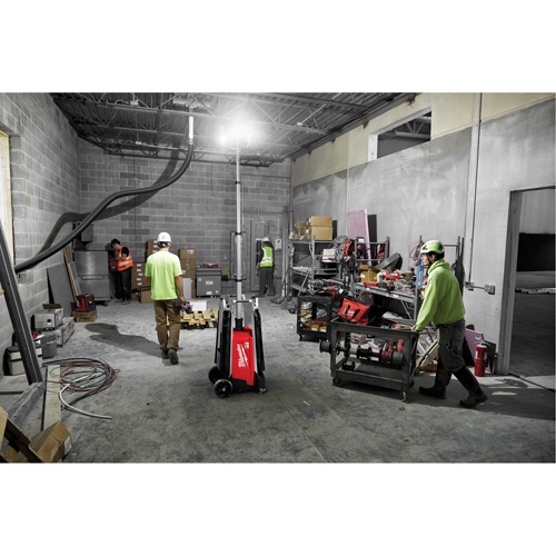 MX Fuel Rocket Tower Light & Charger, LED, 27000 Lumens Helyx Safety & Industrial Supplies