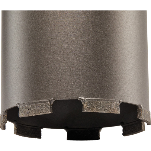 Diamond Ultra Dry Core Drill Bit, 4", 13" Depth of Cut, 1-1/4"-7 Thread Helyx Safety & Industrial Supplies
