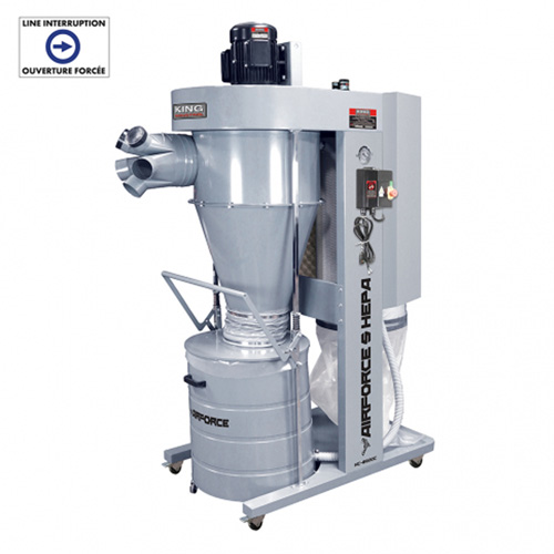 Cyclone Dust Collector, 35" x 65-1/2" x 91-5/8" Helyx Safety & Industrial Supplies