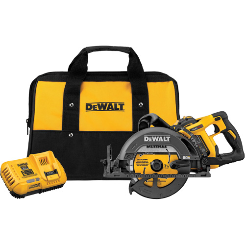 FlexVolt&reg; Worm Drive Style Saw Kit, 7-1/4", 60 V Helyx Safety & Industrial Supplies