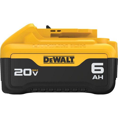 Max XR&reg; Premium Battery Pack, Lithium-Ion, 20 V, 6 Ah Helyx Safety & Industrial Supplies