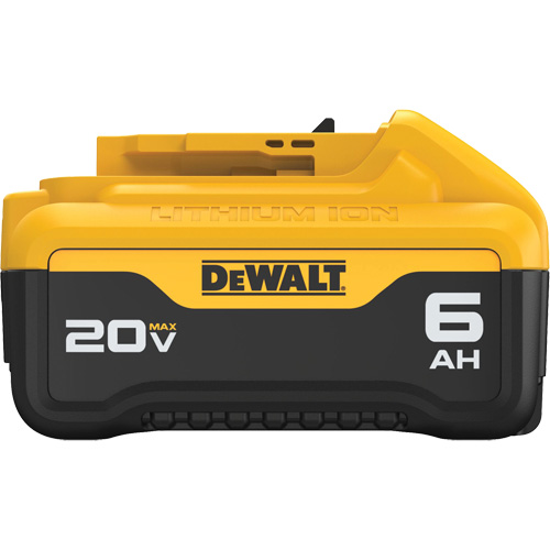 Max XR&reg; Premium Battery Pack, Lithium-Ion, 20 V, 6 Ah Helyx Safety & Industrial Supplies