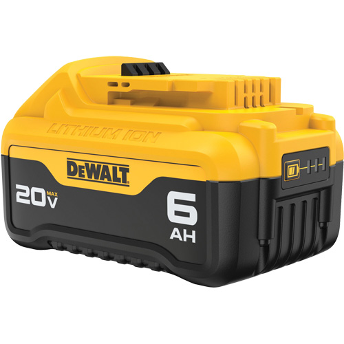 Max XR&reg; Premium Battery Pack, Lithium-Ion, 20 V, 6 Ah Helyx Safety & Industrial Supplies