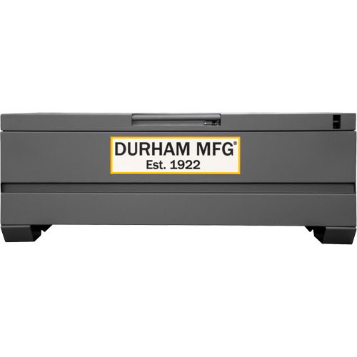 Boîte de rangement pour le chantier, 60" x 24" x 22-3/4", Acier, Gris Helyx Safety & Industrial Supplies