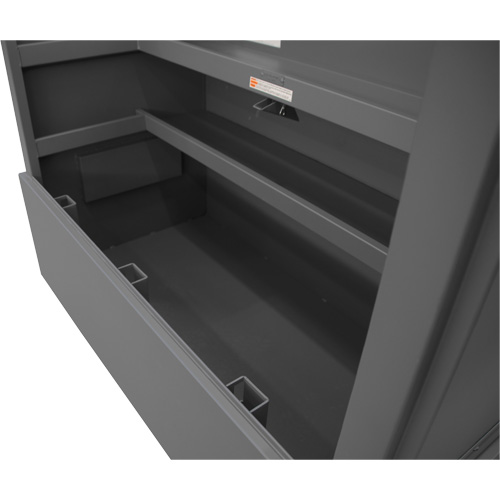 Piano Style Jobsite Storage Box, 60-1/2" W x 34-3/4" D x 49-3/8" H, Grey Helyx Safety & Industrial Supplies