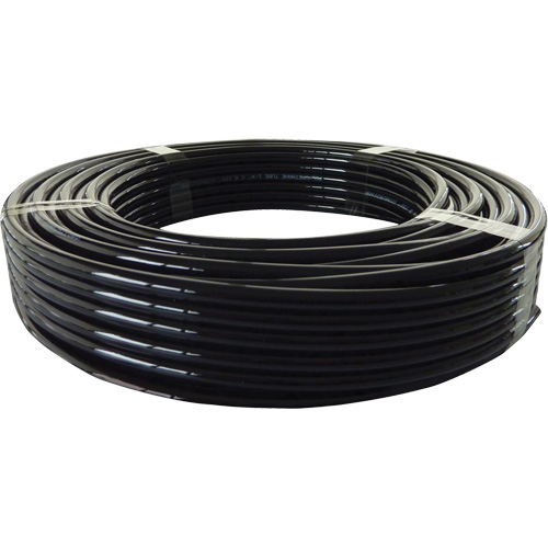 Tube pneumatique &agrave; longue dur&eacute;e de vie, Air, 0,375" DE x 100' lo, Nylon/Polyur&eacute;thane, Noir, 232 psi &agrave; 20°C Helyx Safety & Industrial Supplies