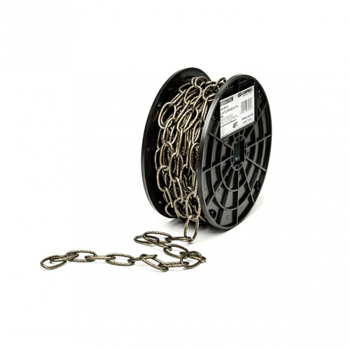 Chaîne d&eacute;corative, Acier au carbone, #10 x 40' (12,2 m) l, Charge d'utilisation 35 lb (0,0175 tonne) Helyx Safety & Industrial Supplies