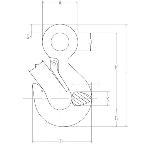 Hoist Hook Helyx Safety & Industrial Supplies