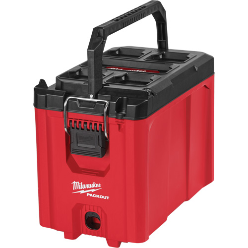 Packout Compact Tool Box, 10" x 16-1/5" x 13", Black/Red Helyx Safety & Industrial Supplies
