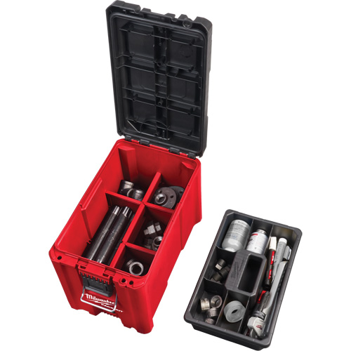 Packout Compact Tool Box, 10" x 16-1/5" x 13", Black/Red Helyx Safety & Industrial Supplies