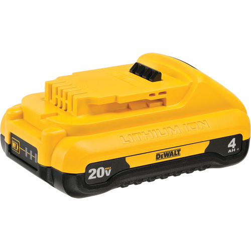 Max* Compact Battery Pack, Lithium-Ion, 20 V, 4 Ah Helyx Safety & Industrial Supplies
