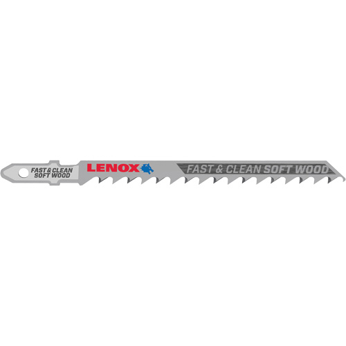 Clean Cutting Wood Jigsaw Blade, Bi-Metal, T-Shank, 4" L, 6 TPI Helyx Safety & Industrial Supplies