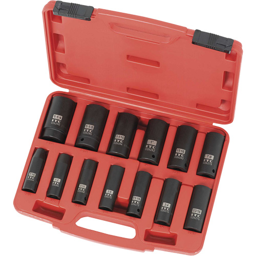 IPS-1312D Jeu de douilles SAE, 13 Mcx, Chocs, Prise de 1/2", Profond Helyx Safety & Industrial Supplies