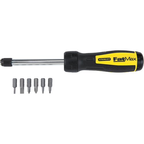 FatMax&reg; Multibit Screwdriver, Textured Handle Helyx Safety & Industrial Supplies