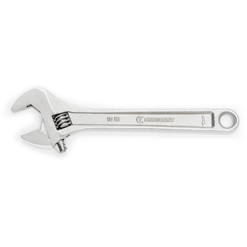 Adjustable Wrench - Boxed, 10" L, 1-5/16"/34 mm Max Width, Chrome Helyx Safety & Industrial Supplies