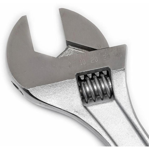 Cl&eacute; &agrave; molette, 15" lo, la max. 1-11/16", Chrome Helyx Safety & Industrial Supplies