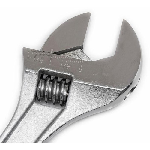 Cl&eacute; &agrave; molette, 15" lo, la max. 1-11/16", Chrome Helyx Safety & Industrial Supplies
