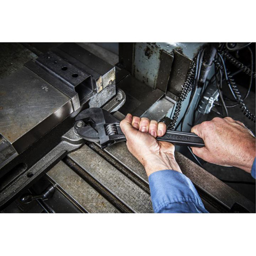 Adjustable Wrench, 18" L, 2" Max Width, Black Helyx Safety & Industrial Supplies