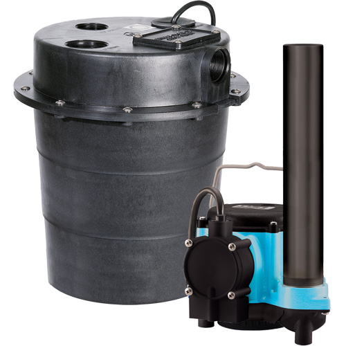 WRS Series Submersible Pump, 45 GPM, 115 V, 9 A, 1/3 HP Helyx Safety & Industrial Supplies
