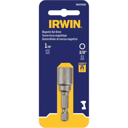 Nutsetter, 3/8" Tip, 1/4" Drive, 1-7/8" L, Magnetic Helyx Safety & Industrial Supplies