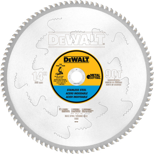 Stainless Steel Cutting Saw Blade, 14", 90 Teeth, Metal Use Helyx Safety & Industrial Supplies