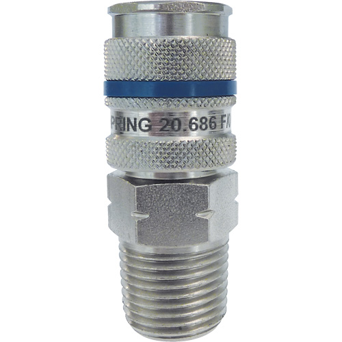 Quicksilver Coupler, 1/2" Helyx Safety & Industrial Supplies