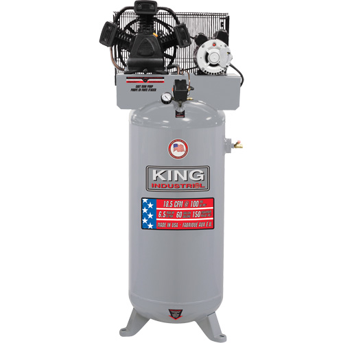 Compresseur d'air &agrave; grand rendement, 50 gal. (60 gal. US) Helyx Safety & Industrial Supplies