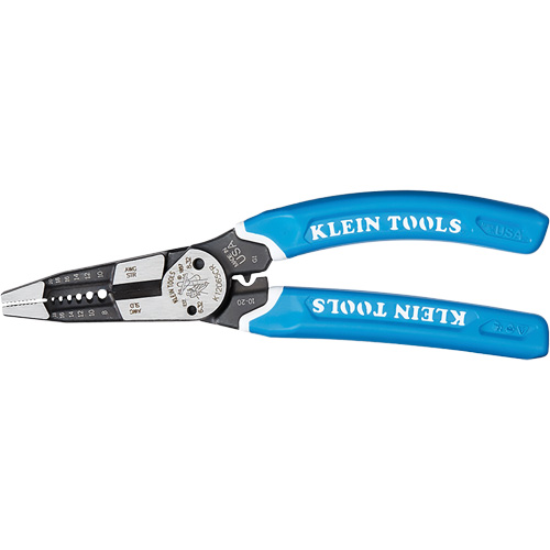 Outil polyvalent Klein-Kurve pour d&eacute;nuder, couper et sertir les fils, 8-1/4" lo, 8 - 20 AWG Helyx Safety & Industrial Supplies