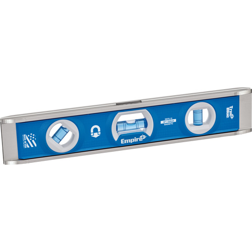 Niveau torpille, 10" lo, Aluminium, 1 fioles, Magn&eacute;tique Helyx Safety & Industrial Supplies