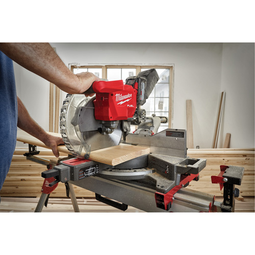 M18 Fuel Dual Bevel Sliding Compound Mitre Saw Kit Helyx Safety & Industrial Supplies