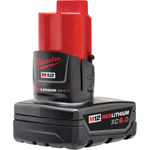 Bloc-piles M12 Redlithium XC 6.0, Lithium-ion, 12 V, 6 Ah Helyx Safety & Industrial Supplies