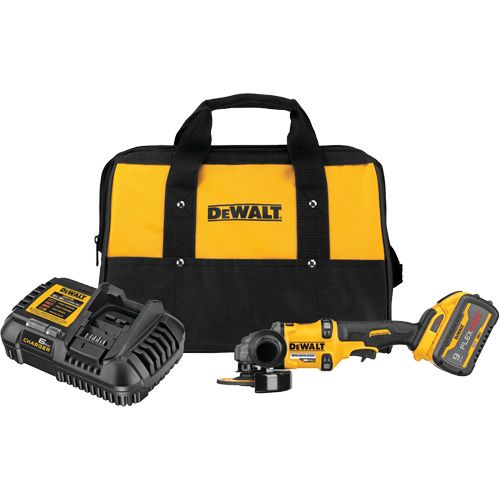 FlexVolt&reg; Max Brushless Grinder with Kickback Brake Kit, 4-1/2" - 6" Wheel, 60 V Helyx Safety & Industrial Supplies