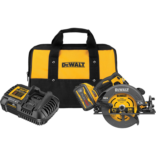 FlexVolt&reg; Max Brushless Circular Saw with Electric Brake Kit, 7-1/4", 60 V Helyx Safety & Industrial Supplies
