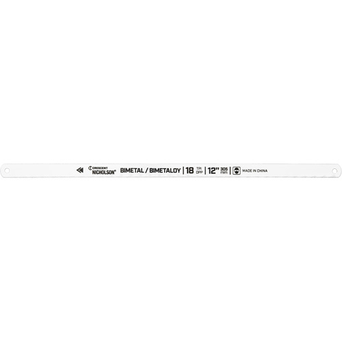 Bi-Metaloy&reg; Hacksaw Blades, Bi-Metal, 12" L, 18 TPI Helyx Safety & Industrial Supplies